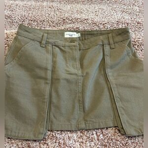 Natori Olive Mini Skirt